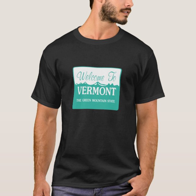 Camiseta Boa vinda a Vermont - EUA (Frente)