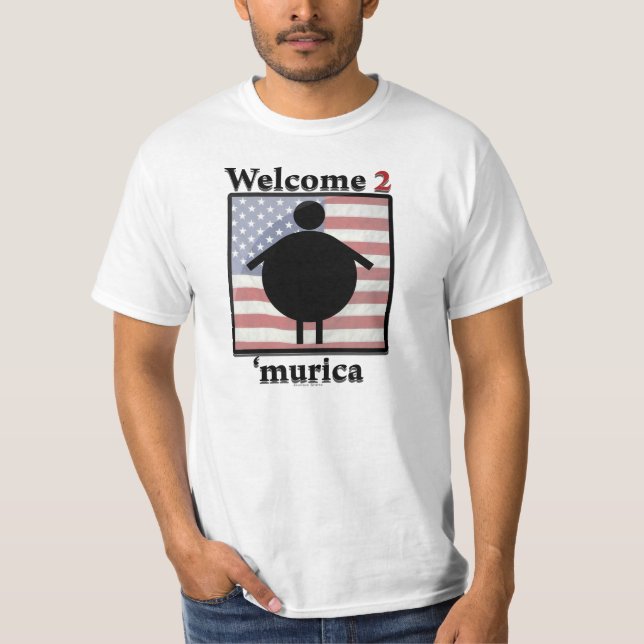 Camiseta Boa vinda 'ao murica (Frente)