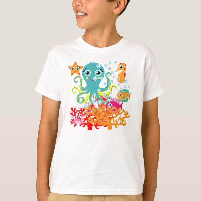 Camiseta Boa vinda ao oceano (Frente)