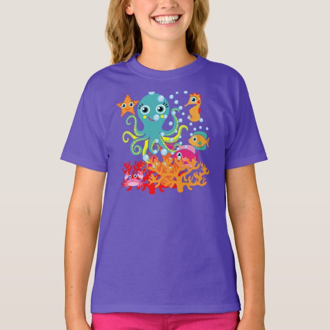 Camiseta Boa vinda ao oceano (Frente)