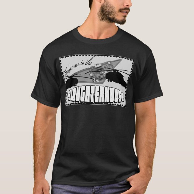 Camiseta Boa vinda ao preto do matadouro (Frente)