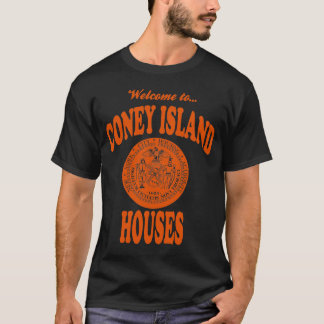 Camiseta Boa vinda ao t-shirt das casas de Coney Island