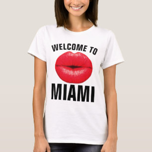 Camiseta BOA VINDA aos t-shirt de MIAMI