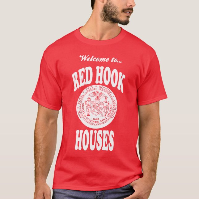 Camiseta Boa vinda às casas vermelhas do gancho - impressão (Frente)