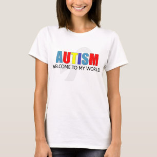 Camiseta Boa vinda do autismo a meu mundo