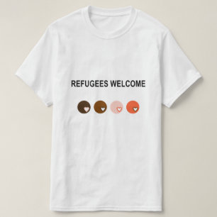 Camiseta Boa vinda dos refugiados