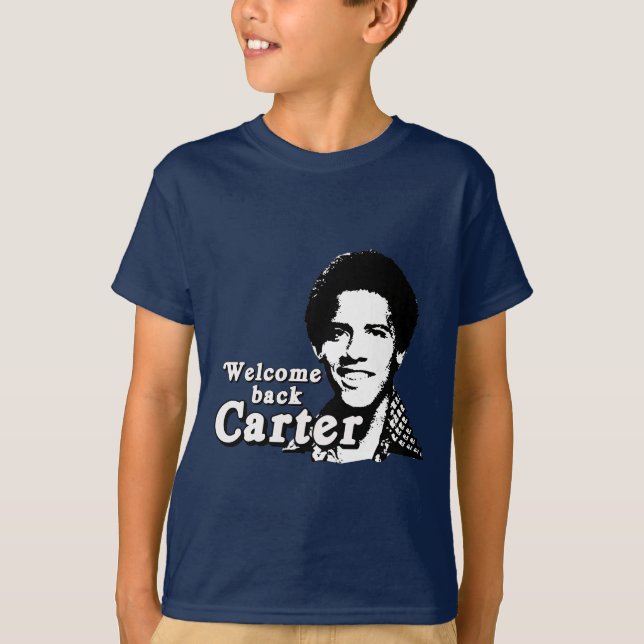 Camiseta Boa vinda para trás Carter (Frente)