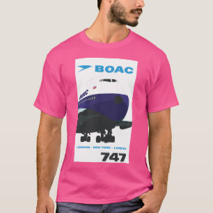 Camiseta Boac 747 Londres - Nova Iorque