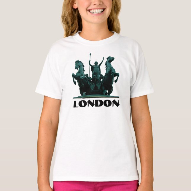 Camiseta Boadicea Statue-Westminster-London Kids T-Shirt (Frente)