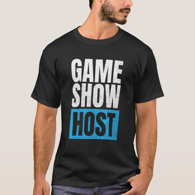 Camiseta Board Game  Trivia Game Night  Game Show Host 1 (Frente)