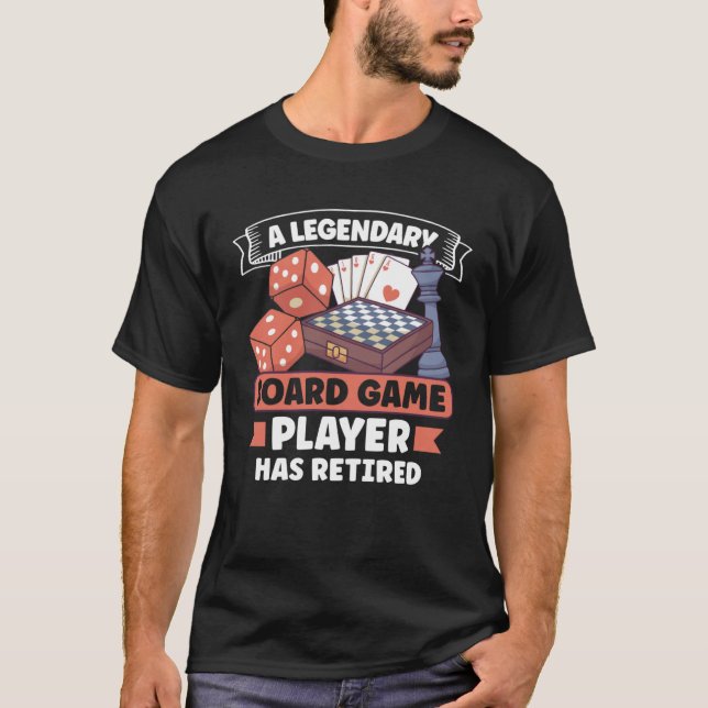 Camiseta Board Games Chess Board Game Player Gambling (Frente)