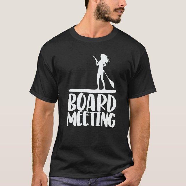 Camiseta Board Meeting Paddling  Women Paddle Boarding Love (Frente)