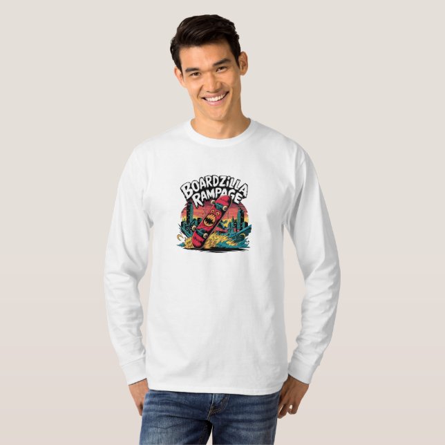 Camiseta Boardzilla Rampage Urban Long Sleeve T Shirt (Frente Completa)
