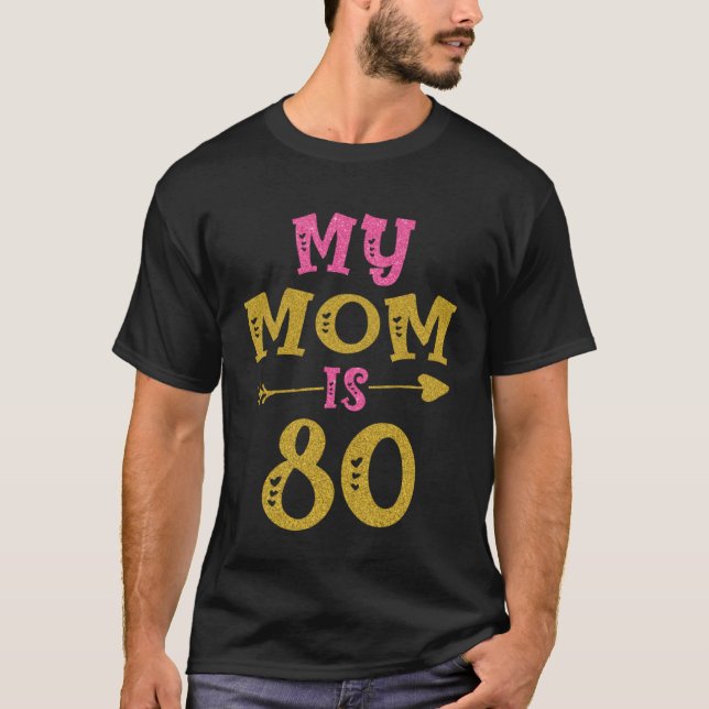 Camiseta Boas 80 Para A Mãe Da Filha (Frente)