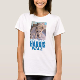 Camiseta Boas Cães para Harris/Walz para T-Shirts LEVE COLO