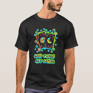 Camiseta Boas Coisas Estão Chegando Tarot Card Sun Moon