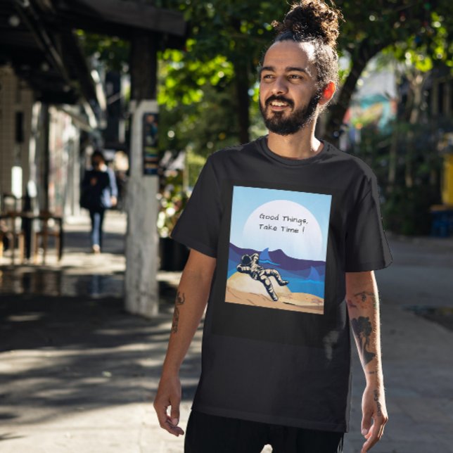 Camiseta Boas Coisas Faça uma citação do Tempo (Criador carregado)