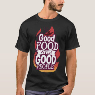 Camiseta Boas Comidas Cozinha Chef de aniversário (masculin