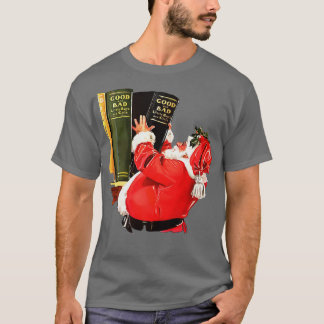 Camiseta Boas E Más Listas Vetor De Natal
