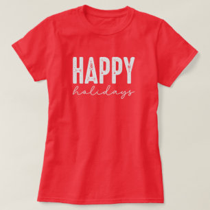 Camiseta Boas Festas Roteiro de Natal Moderno