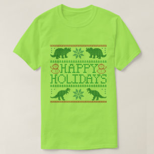 Camiseta Boas festas t-shirt feio da camisola do Xmas do