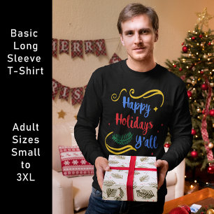 Camiseta Boas festas você, design engraçado do Natal, ZSG