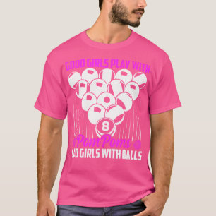 Camiseta Boas Garotas Brincam Com Pompoms Billard Snooker B