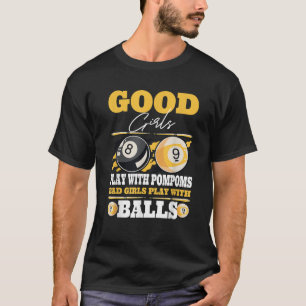 Camiseta Boas garotas brincam com Pompoms garotas más brinc