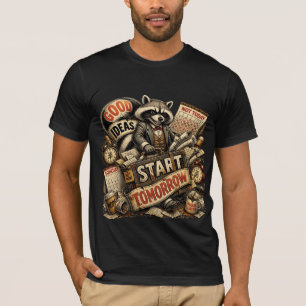 Camiseta Boas Ideias Começam Amanhã – Procrastinação Divert
