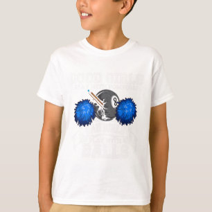 Camiseta Boas Meninas D Meninas Jogadores De Piscina Billia
