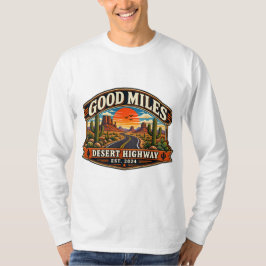 Camiseta Boas Milhas Estrada do Deserto Vintage Estrada do