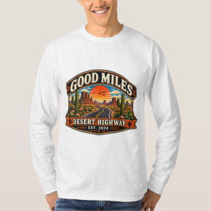 Camiseta Boas Milhas Estrada do Deserto Vintage Estrada do