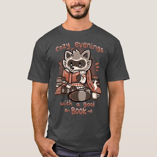 Camiseta Boas-Noites com um Bom Livro (Frente)