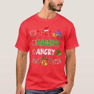 Camiseta Boas Noites De Natal Irritadas E Irritadas Sant