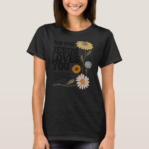 Camiseta boas notícias jesus te ama