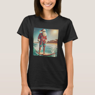 Camiseta Boas Papais noeis de Natal em julho Meninos Havaia