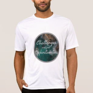 Camiseta boas perspectivas de citações positivas de energ