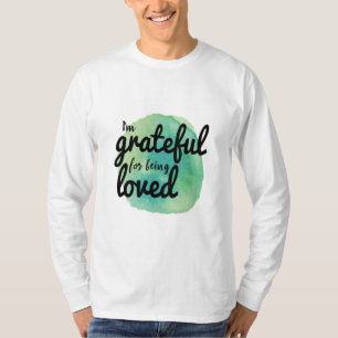 Camiseta boas perspectivas positivas para os trabalhadores