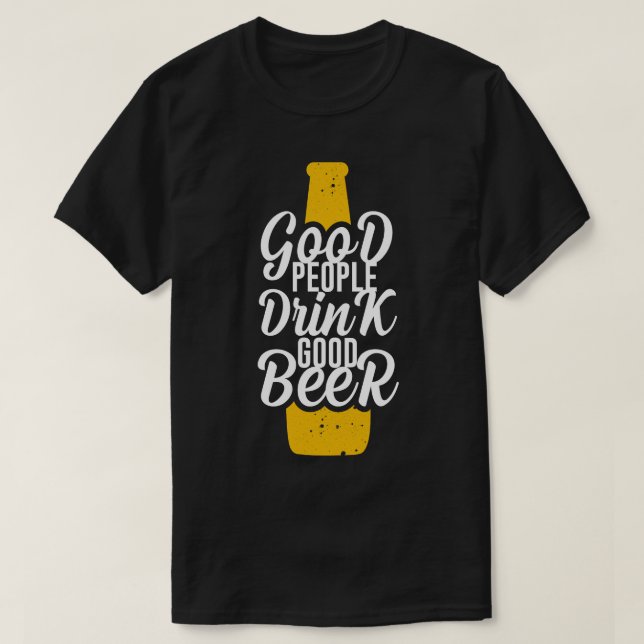 Camiseta Boas Pessoas Bebem Bela (Frente do Design)