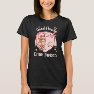 Camiseta Boas Pessoas Bebem Tapioca Bubble Boba Tea