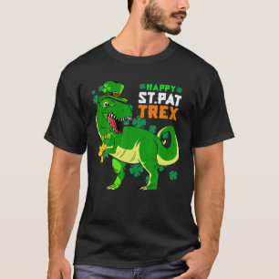 Camiseta Boas Ruas do Dia da Pat Trex Dinossauros Meninas C