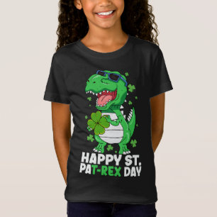 Camiseta Boas Ruas Felizes PaT-Rex Dia do Dinossauro Dias d