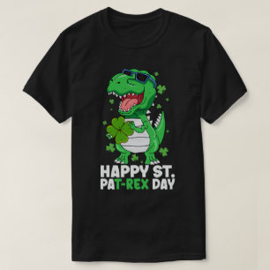 Camiseta Boas Ruas Felizes PaT-Rex Dia do Dinossauro Dias d