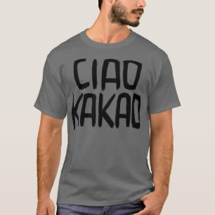 Camiseta Boas Saudações Alemãs Olá Tchau Tchau Spruch Ciao