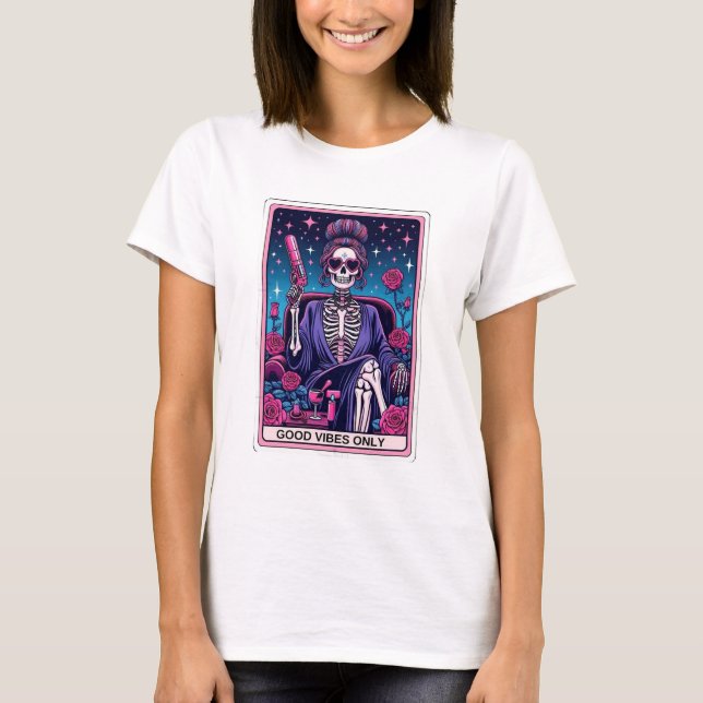 Camiseta Boas Vibes Apenas Tarot Card T-Shirt (Frente)