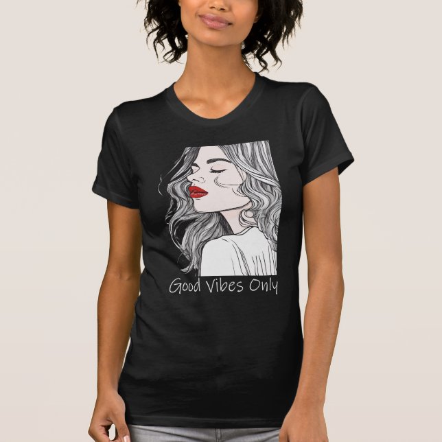 Camiseta Boas Víbias Apenas T-shirt feminina (Frente)