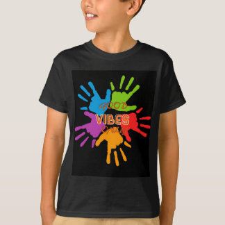 Camiseta boas vibrações apenas T-Shirt de criança
