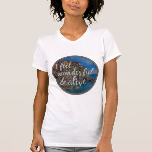Camiseta boas vibrações citações motivacionais para o s