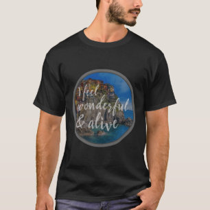 Camiseta boas vibrações citações motivacionais para o s