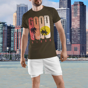 Camiseta Boas vibrações da Califórnia, Férias amantes da Ca